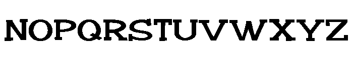 PN Cranberry Crust Expanded Bold Font UPPERCASE