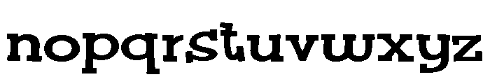 PN Cranberry Crust Expanded Bold Font LOWERCASE