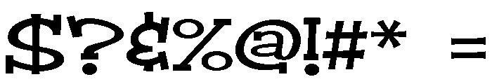 PN Cranberry Crust Expanded Font OTHER CHARS