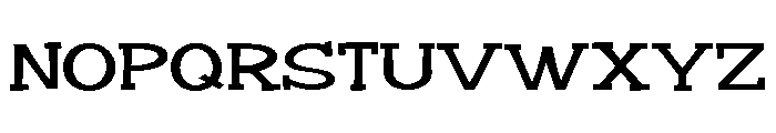 PN Cranberry Crust Expanded Font UPPERCASE