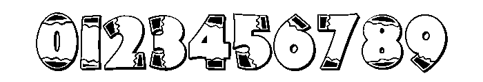 PN Crayonz 3D Too Font OTHER CHARS