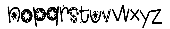 PN Cutesie Americana Condensed Font LOWERCASE