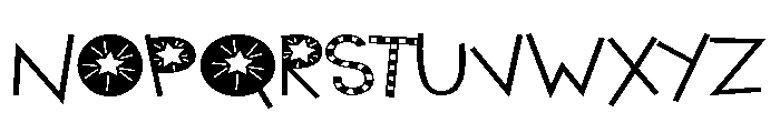 PN Cutesie Americana Expanded Font UPPERCASE