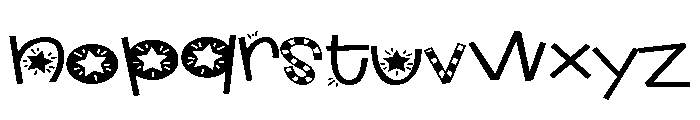 PN Cutesie Americana Expanded Font LOWERCASE