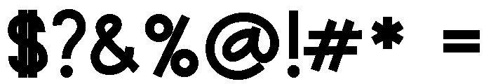 PN Cutesie Black Font OTHER CHARS