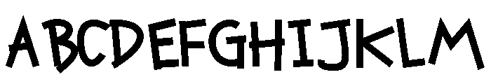 PN Cutesie Black Font UPPERCASE