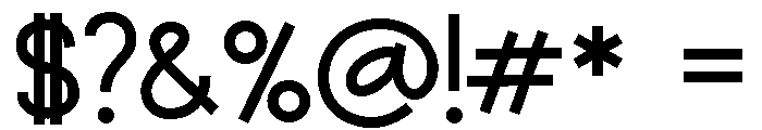 PN Cutesie Bold Font OTHER CHARS