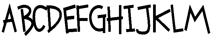 PN Cutesie Condensed Bold Font UPPERCASE