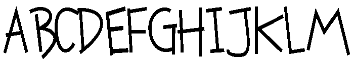 PN Cutesie Condensed Font UPPERCASE