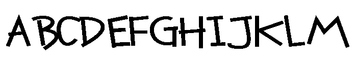 PN Cutesie Expanded Bold Font UPPERCASE