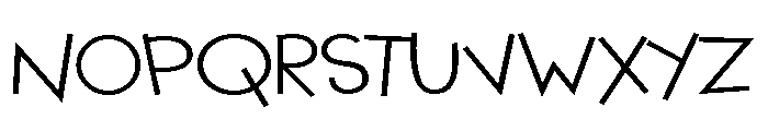 PN Cutesie Expanded Font UPPERCASE