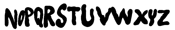 PN Doozy Boo Bold Font UPPERCASE