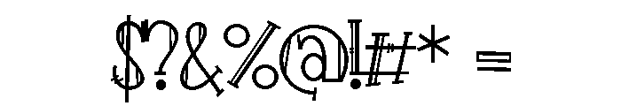 PN Double Fudgsicle Font OTHER CHARS