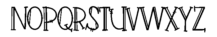 PN Double Fudgsicle Font UPPERCASE