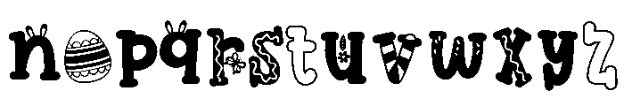 PN Easter Calories Galore Font LOWERCASE