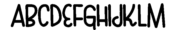 PN Eskimo Kiss Bold Font UPPERCASE