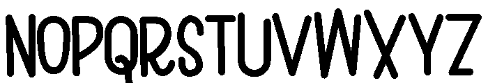 PN Eskimo Kiss Bold Font UPPERCASE