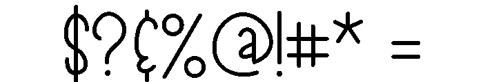 PN Eskimo Kiss Light Font OTHER CHARS