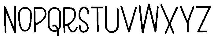 PN Eskimo Kiss Light Font UPPERCASE