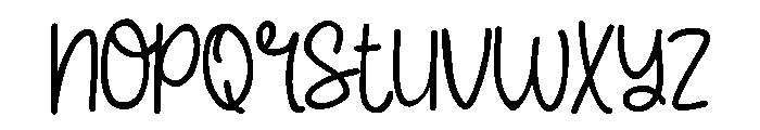 PN Eskimo Kiss Light Font LOWERCASE