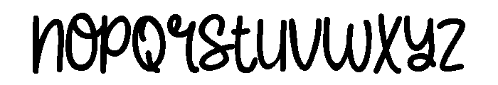 PN Eskimo Kiss Font LOWERCASE