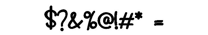 PN Etcetera Bold Font OTHER CHARS