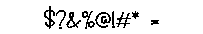 PN Etcetera Font OTHER CHARS