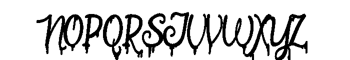 PN Ever Scary Condensed Bold Font UPPERCASE