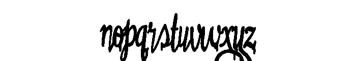 PN Ever Scary Condensed Bold Font LOWERCASE