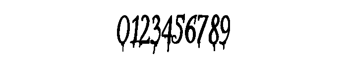 PN Ever Scary Condensed Font OTHER CHARS