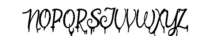 PN Ever Scary Condensed Font UPPERCASE