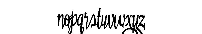 PN Ever Scary Condensed Font LOWERCASE