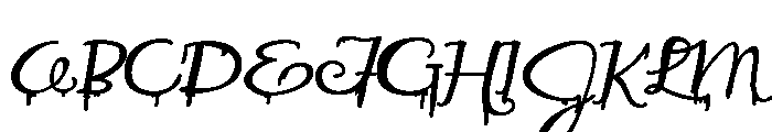 PN Ever Scary Expanded Font UPPERCASE