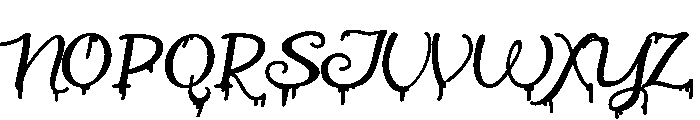 PN Ever Scary Expanded Font UPPERCASE