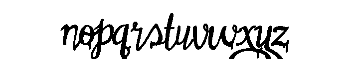 PN Ever Scary Expanded Font LOWERCASE