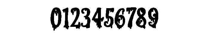 PN Ever Scary Print Bold Font OTHER CHARS
