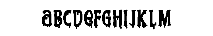 PN Ever Scary Print Bold FONT