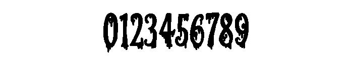 PN Ever Scary Print Condensed Bold Font OTHER CHARS