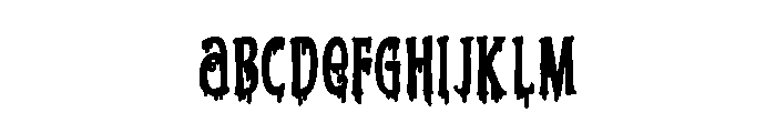 PN Ever Scary Print Condensed Bold FONT