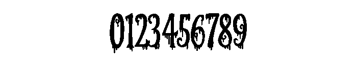PN Ever Scary Print Condensed Font OTHER CHARS