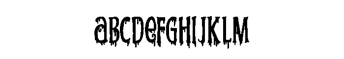 PN Ever Scary Print Condensed FONT