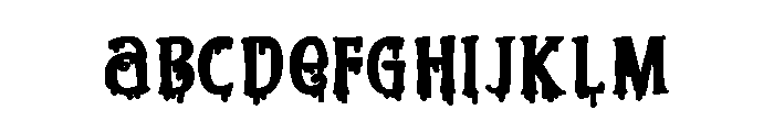 PN Ever Scary Print Expanded Bold FONT
