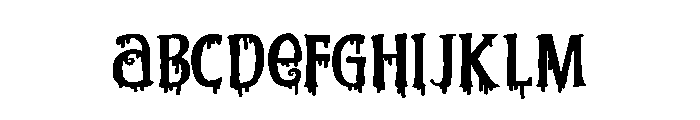 PN Ever Scary Print Expanded FONT
