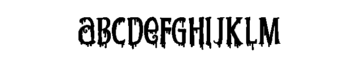PN Ever Scary Print FONT