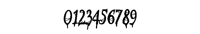 PN Ever Scary Scream Font OTHER CHARS