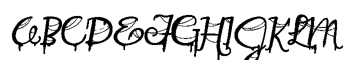 PN Ever Scary Scream Font UPPERCASE