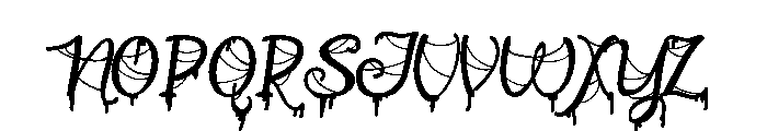 PN Ever Scary Scream Font UPPERCASE