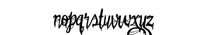 PN Ever Scary Scream Font LOWERCASE