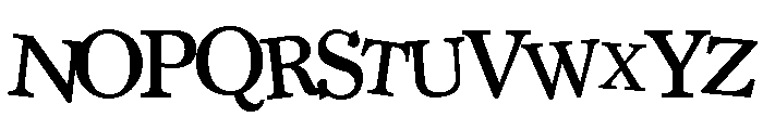 PN Executable Font UPPERCASE