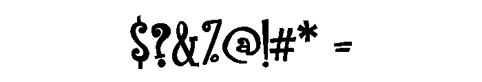 PN Finger-licking Good Bold Font OTHER CHARS